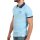 wawiHEROES FRESH BRAND Herren Kurzarm Polo Shirt in Hellblau