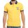 wawiHEROES FRESH BRAND Herren Kurzarm Polo Shirt in Gelb/Blau