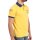 wawiHEROES FRESH BRAND Herren Kurzarm Polo Shirt in Gelb/Blau
