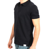 wawiHEROES FRESH BRAND Herren Kurzarm Polo Shirt in Schwarz