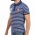 wawiHEROES FRESH BRAND Herren Kurzarm Polo Shirt in Dunkelblau/Weiß