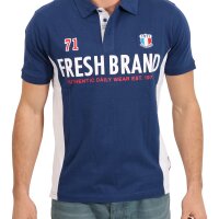 wawiHEROES FRESH BRAND Herren Kurzarm Polo Shirt in...