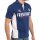 wawiHEROES FRESH BRAND Herren Kurzarm Polo Shirt in Dunkelblau