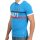 wawiHEROES FRESH BRAND Herren Kurzarm Polo Shirt in Türkis/Weiß
