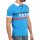 wawiHEROES FRESH BRAND Herren Kurzarm Polo Shirt in Türkis/Weiß