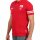 wawiHEROES FRESH BRAND Herren Kurzarm Polo Shirt in Rot
