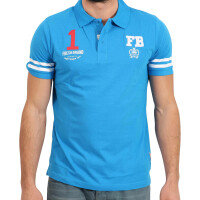 wawiHEROES FRESH BRAND Herren Kurzarm Polo Shirt in...