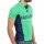 wawiHEROES FRESH BRAND Herren Kurzarm Polo Shirt in Grün/Dunkelblau