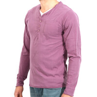 wawiHEROES FRESH BRAND Herren Langarm Shirt in Lila