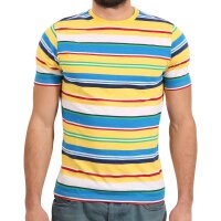 wawiHEROES FRESH BRAND Herren T-Shirt COMBO Gestreift in...