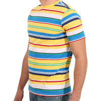 wawiHEROES FRESH BRAND Herren T-Shirt COMBO Gestreift in...