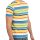 wawiHEROES FRESH BRAND Herren T-Shirt COMBO Gestreift in Gelb