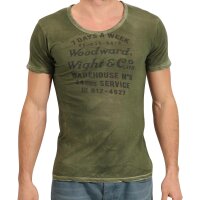 wawiHEROES FRESH BRAND Herren T-Shirt in Oliv