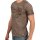 wawiHEROES FRESH BRAND Herren T-Shirt LEGEND in Braun