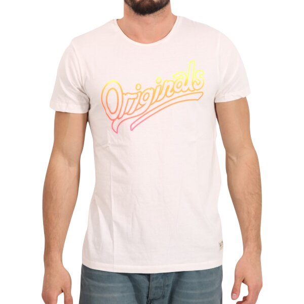 wawiHEROES JACK & JONES Herren T-Shirt CLOUD DANCER in Weiß