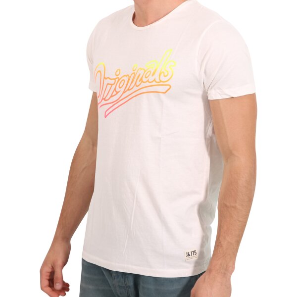 wawiHEROES JACK & JONES Herren T-Shirt CLOUD DANCER in Weiß