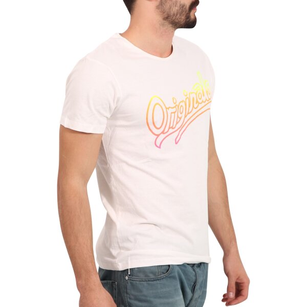 wawiHEROES JACK & JONES Herren T-Shirt CLOUD DANCER in Weiß