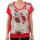 wawiHEROES BLAUER USA Damen T-Shirt MAGLIA in Rot