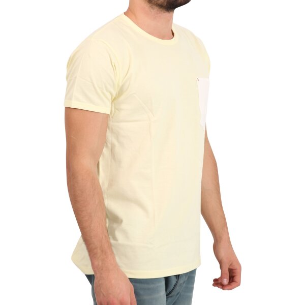 wawiHEROES JACK & JONES CORE Herren T-Shirt RINGER in Gelb