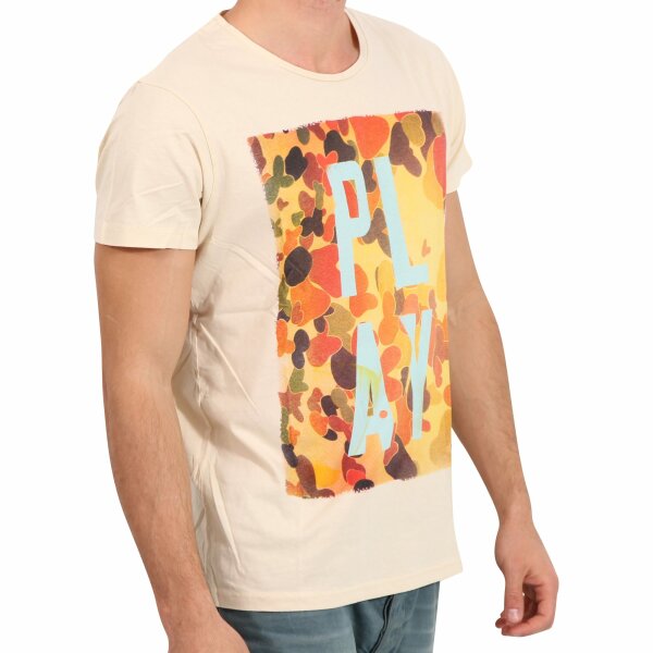 wawiHEROES JACK & JONES ORIGINALS Herren T-Shirt CAMEL in Beige