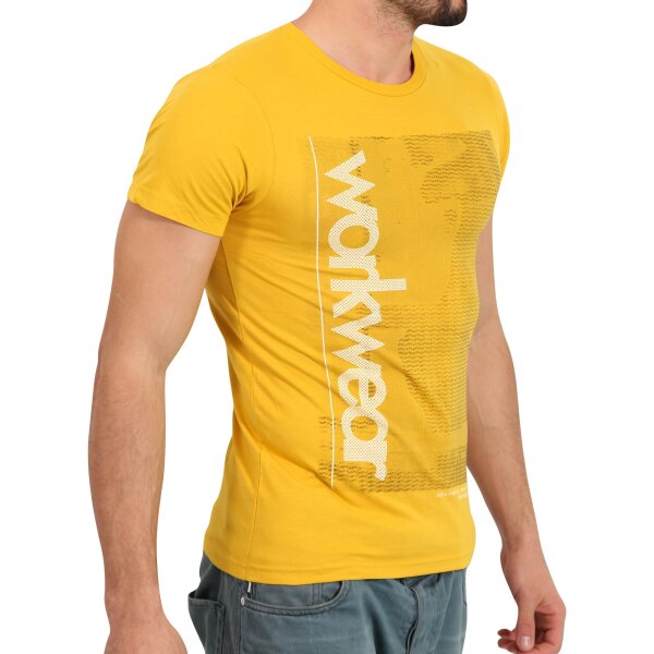 wawiHEROES JACK & JONES CORE Herren T-Shirt NOIZE in Gelb