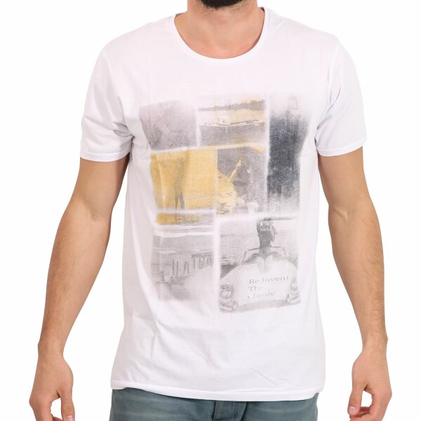 wawiHEROES JACK & JONES PREMIUM Herren T-Shirt COAST in Weiß