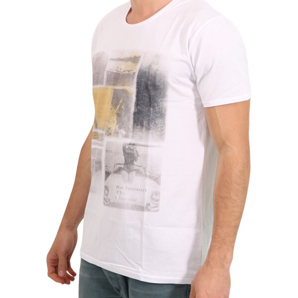 wawiHEROES JACK & JONES PREMIUM Herren T-Shirt COAST in Weiß