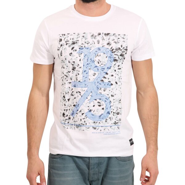 wawiHEROES JACK & JONES CORE Herren T-Shirt NOIZE in Weiß