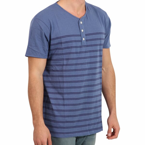 wawiHEROES JACK & JONES PREMIUM Herren T-Shirt NIL Gestreift in Blau