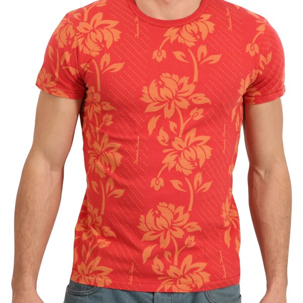 wawiHEROES JACK & JONES VINTAGE Herren T-Shirt HAWAII in Rot
