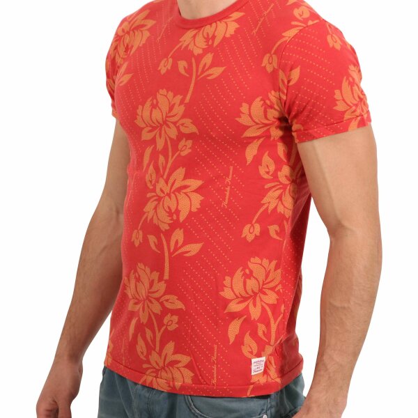 wawiHEROES JACK & JONES VINTAGE Herren T-Shirt HAWAII in Rot