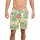 wawiHEROES FRESH BRAND Herren Short FLORAL PAILLE in Gelb
