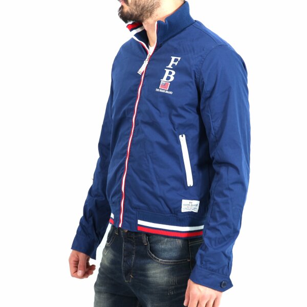 wawiHEROES FRESH BRAND Herren College Jacke NAVY in Blau