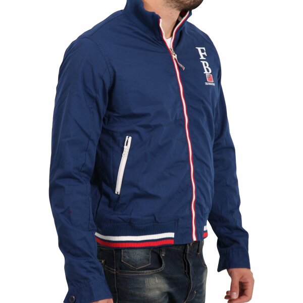 wawiHEROES FRESH BRAND Herren College Jacke NAVY in Blau