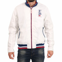 wawiHEROES FRESH BRAND Herren College Jacke OFF WHITE in...
