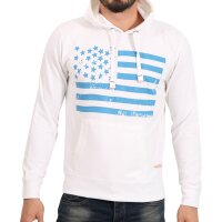 wawiHEROES FRESH BRAND Herren Kapuzenpullover OPTIC WHITE...