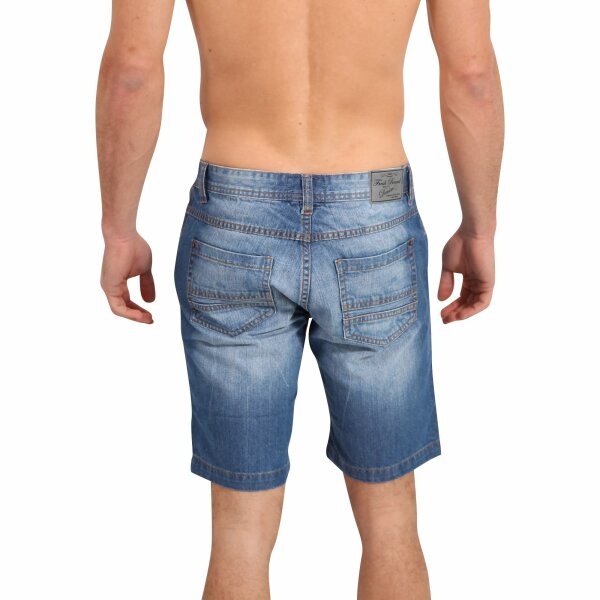 wawiHEROES FRESH BRAND Herren Jeans Short BLUE DENIM in Blau