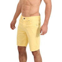 wawiHEROES FRESH BRAND Herren Short DENIM in Gelb