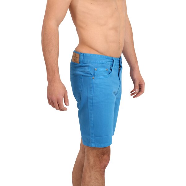 wawiHEROES FRESH BRAND Herren Short DENIM in Blau