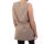 wawiHEROES BLAUER USA Damen Top CANOTTA in Beige