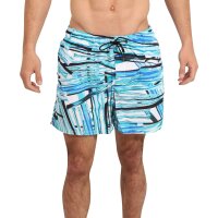 wawiHEROES HUMÖR Herren Bade Boxershort SPLASH BLUE...