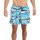wawiHEROES HUMÖR Herren Bade Boxershort SPLASH BLUE ATOLL in Türkis