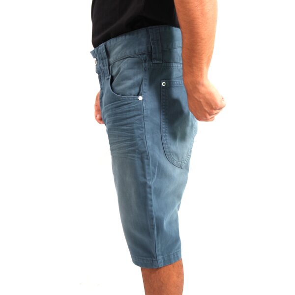 wawiHEROES HUMÖR Herrenshort LAGO DENIM in Petrol