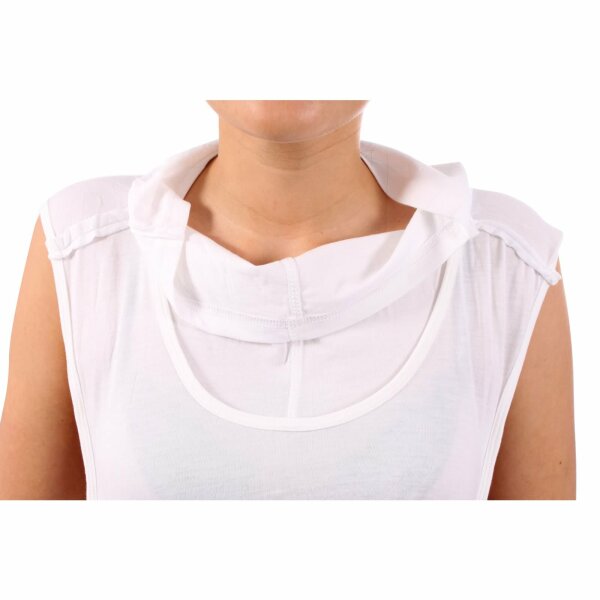 wawiHEROES BLAUER USA Damen Top-Shirt MODAL in Weiß
