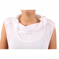 wawiHEROES BLAUER USA Damen Top-Shirt MODAL in Weiß