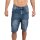 wawiHEROES HUMÖR Herren Jeans Short LAGO DENIM in Blau