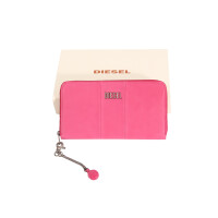 wawiHEROES DIESEL Damen Leder Geldbörse GRANATO in Pink