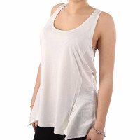 wawiHEROES BLAUER USA Damen TOP CANOTTA in Creme