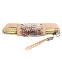 wawiHEROES DIESEL Damen Leder Geldbörse BERYL in Beige