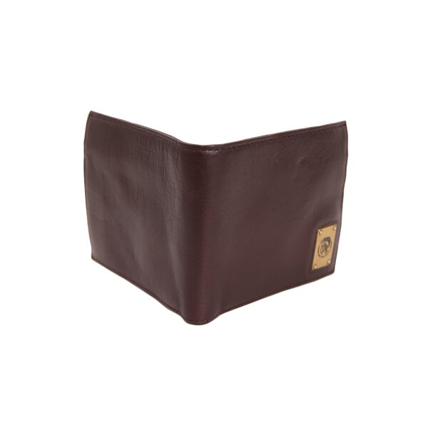 wawiHEROES DIESEL Herren Leder Geldbörse ROCKINHEAD HIRESH in Dunkelbraun